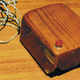 An early version of the computer mouse.
